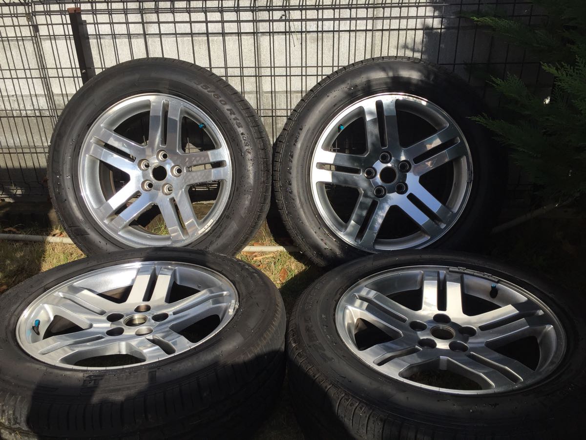 クライスラー 300C 純正 18インチ メッキホイール 9山タイヤ付き 