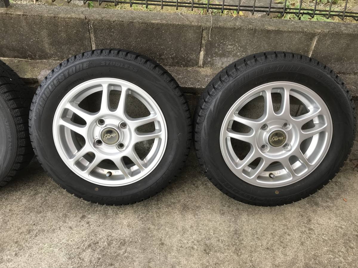 中古スタッドレス 155/65R13 ブリジストン ブリザック REVO GR 