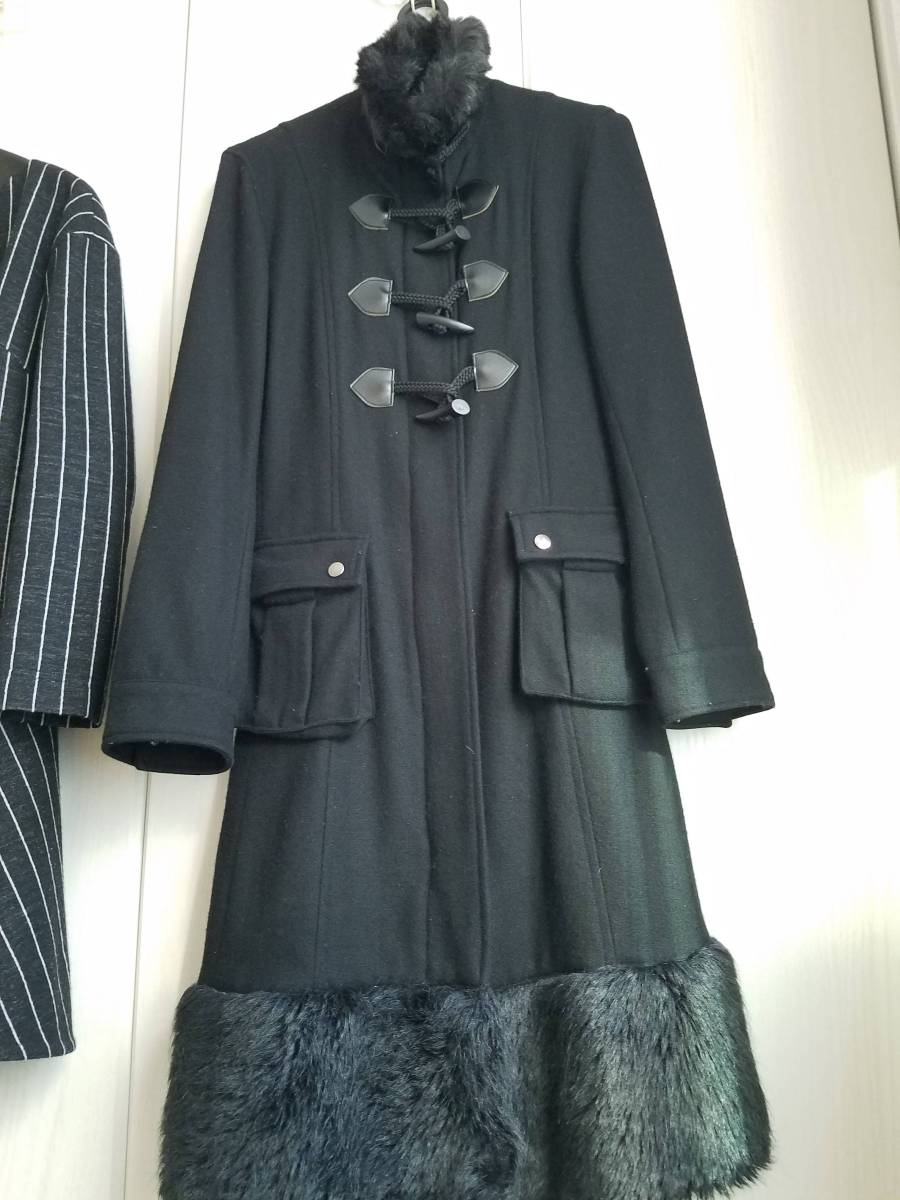 ブラックピースナウ ロングコート 黒 BPN