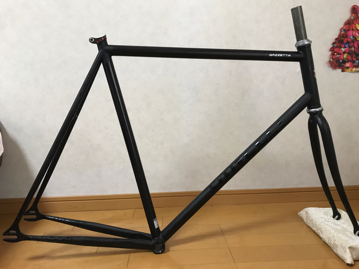 cinelli gazzetta チネリ ガゼッタ 2015 ブラック ピスト フレーム 