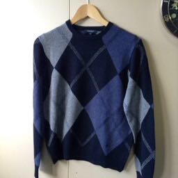 BURBERRY LONDON バーバリー メンズ ニット セーター ウール90 カシミヤ10 sizeM