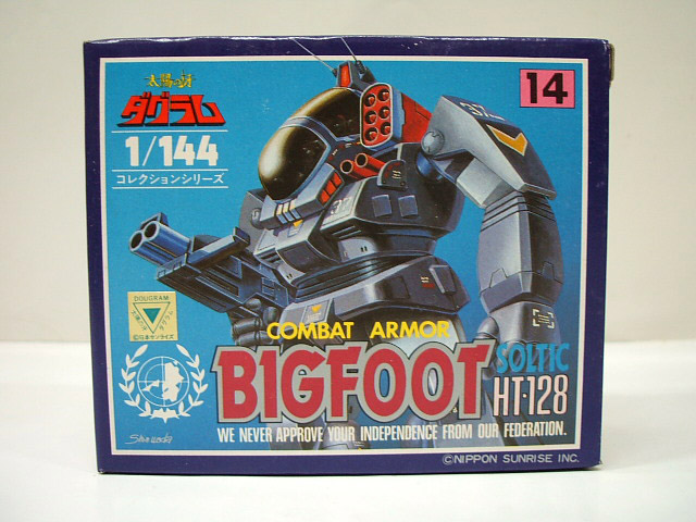 太陽の牙ダグラム 1/144 ガンナー4機セット 当時物 太陽の牙ダグラム