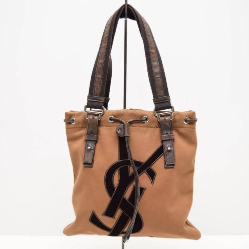 Yves Saint Laurent rivegauche キャンバス カハラトート バッグ