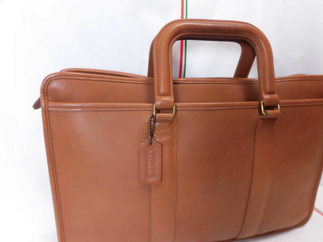 【良好】★コーチ COACH★ビジネスバッグ★レザー★メンズ★a6104★