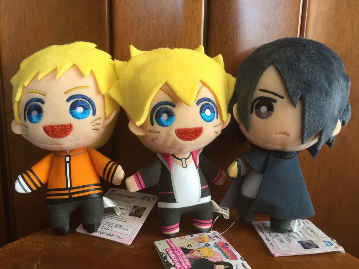 【洋服付き】ともぬい　ナルト&サスケ　セット　BORUTO BORUTO ボルト NARUTO NEXT GENERATIONS ともぬいvol.1 全3種セット