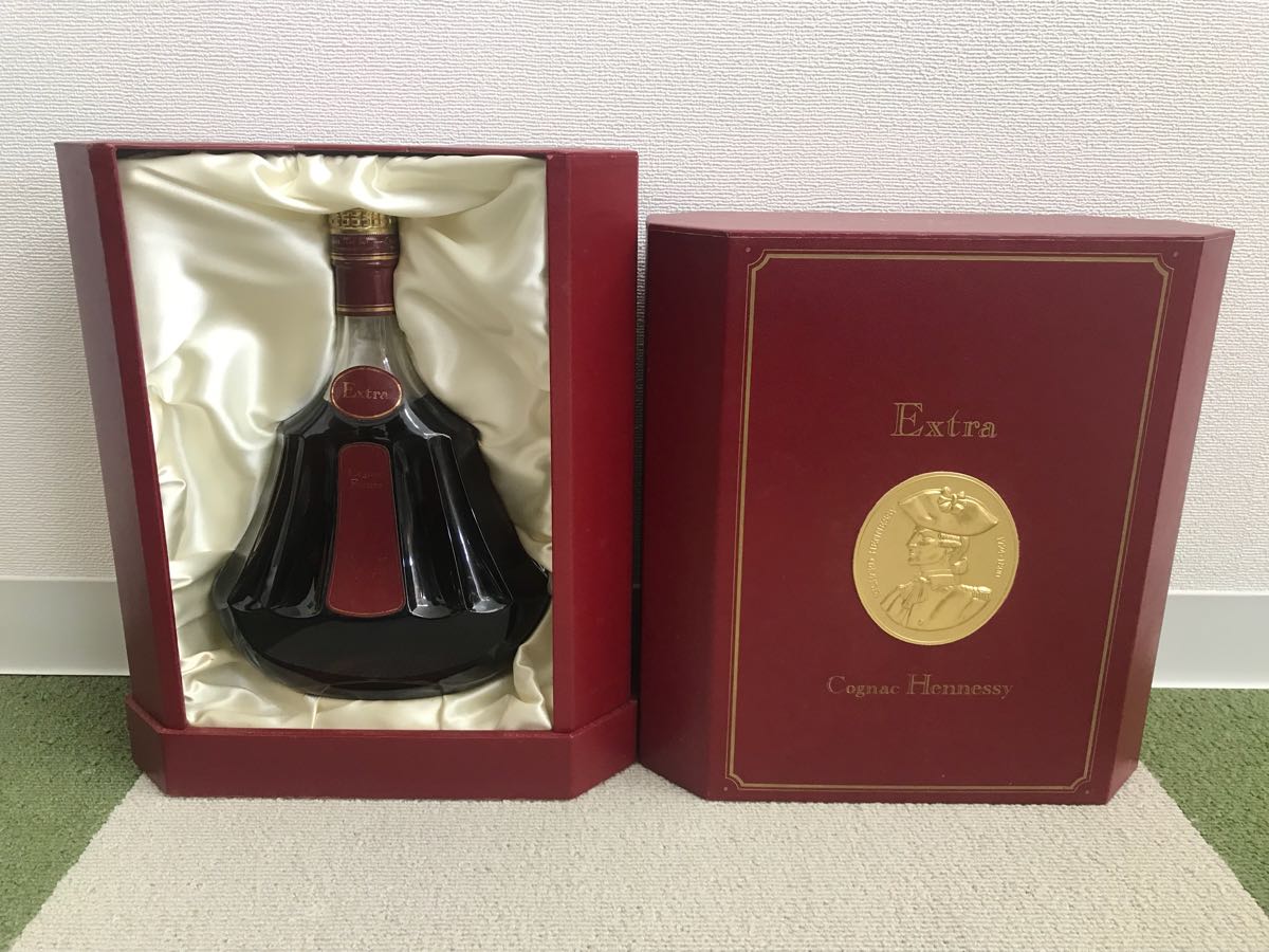 即決！箱付き☆未開栓 】Cognac Hennessy Extra コニャック ヘネシー