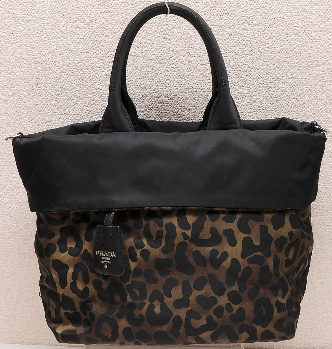 美品】PRADA テスートダブル トートバッグ セール リバーシブル 2WAY