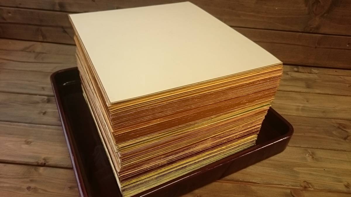 未使用 カラー色紙 高級色紙 90枚 いろいろな色 書道 書画 書道 未使用 -