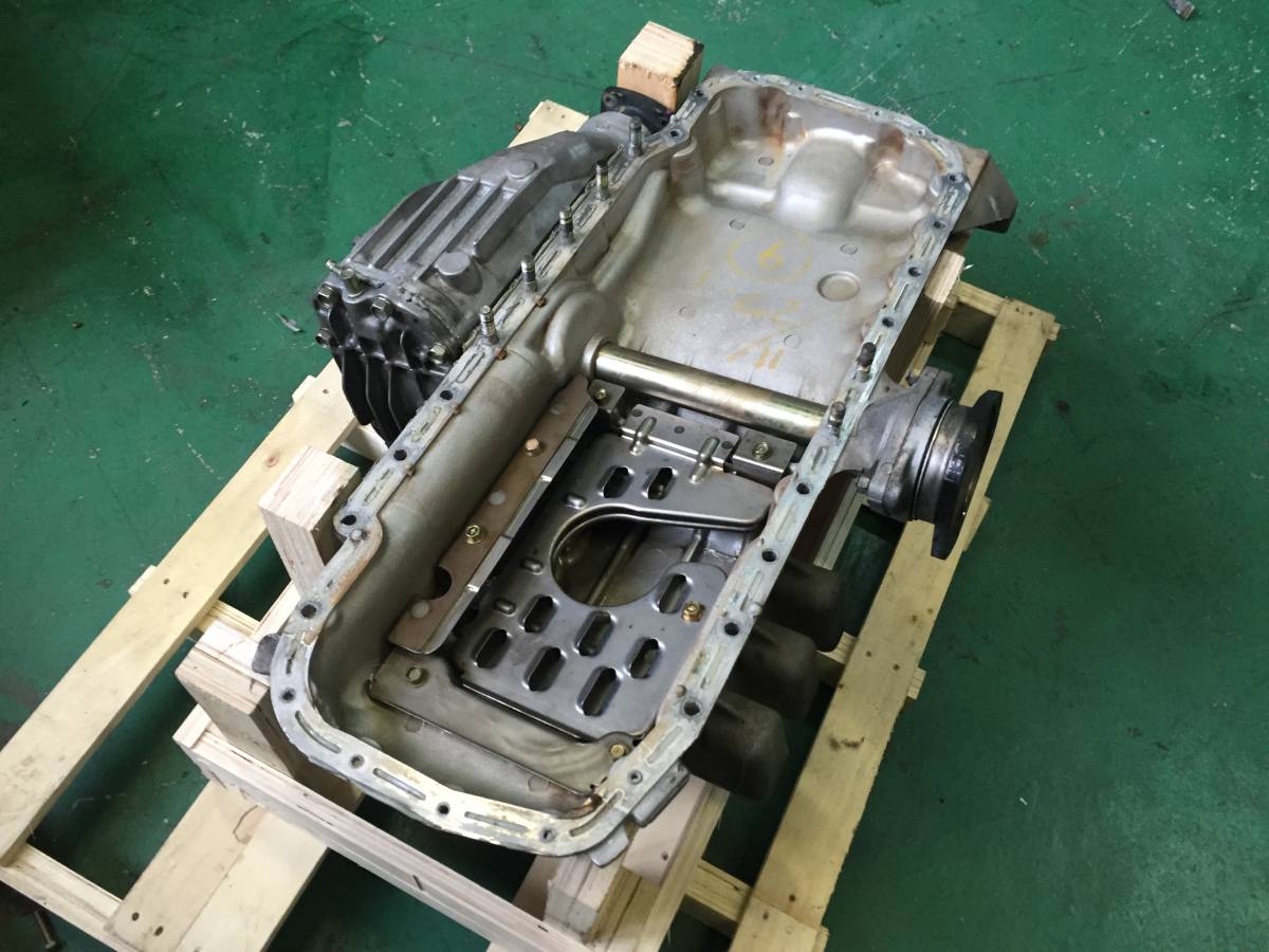 ★☆BNR34純正オイルパン　フロントDF付き　中古☆★