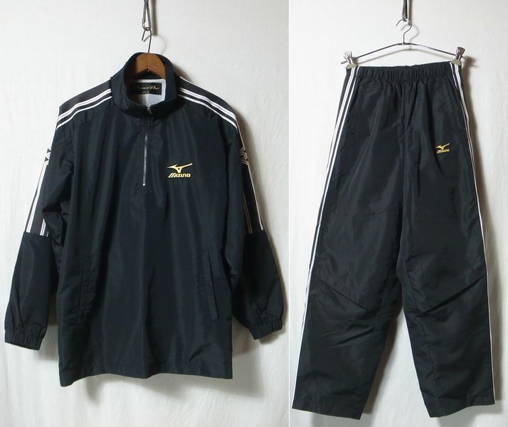ミズノプロ メジャークオリティ セットアップ L ジャージ 野球 上下 MIZUNO PRO ミズノプロ メジャークオリティ 上下セット 黒×白 M