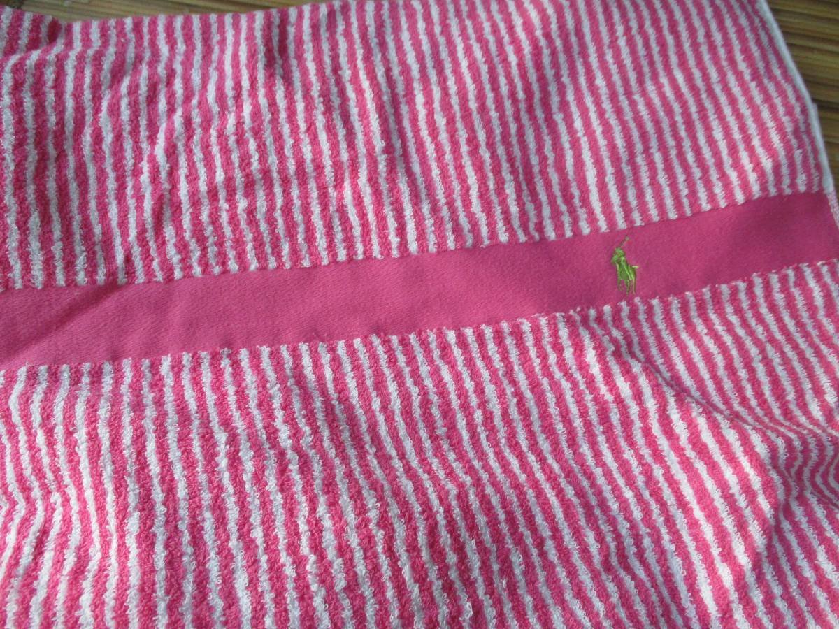 ラルフローレン ラルフローレン＊ハーフタオルケット。ピンク