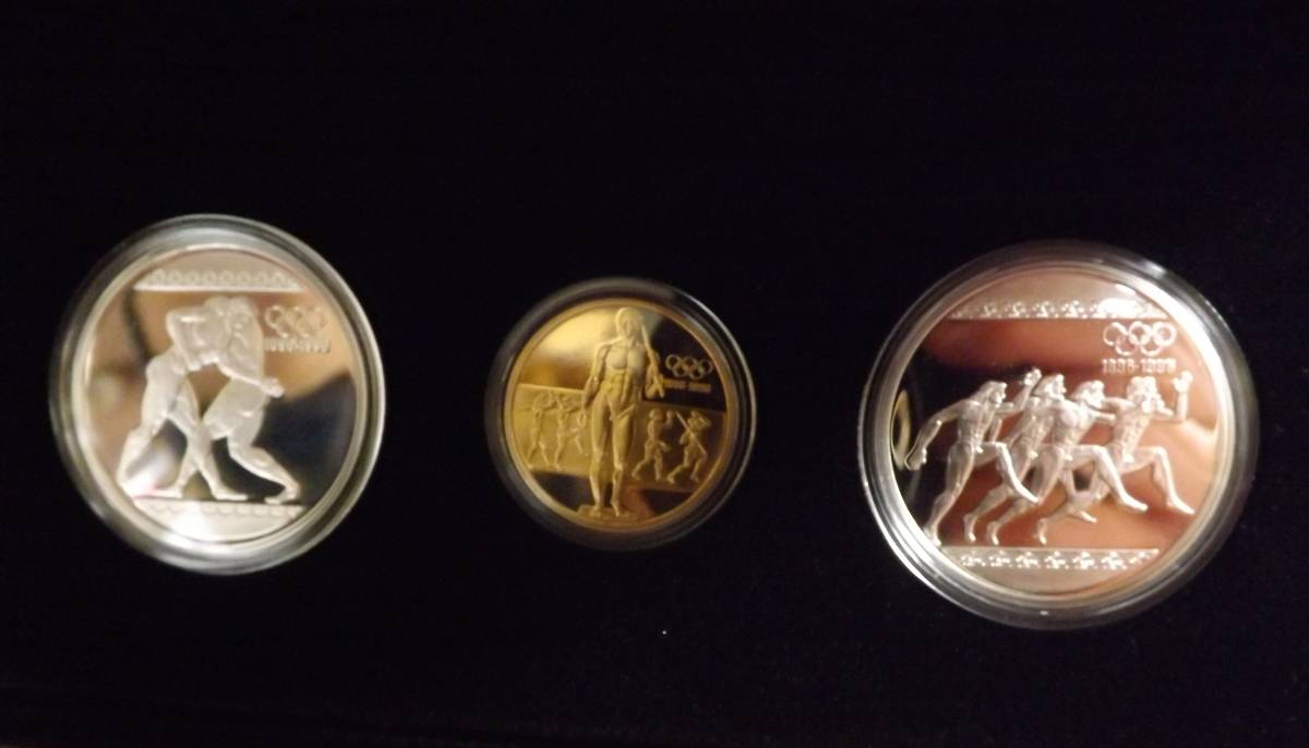 良い品です「 ギリシャ五輪１００年set 1996 」