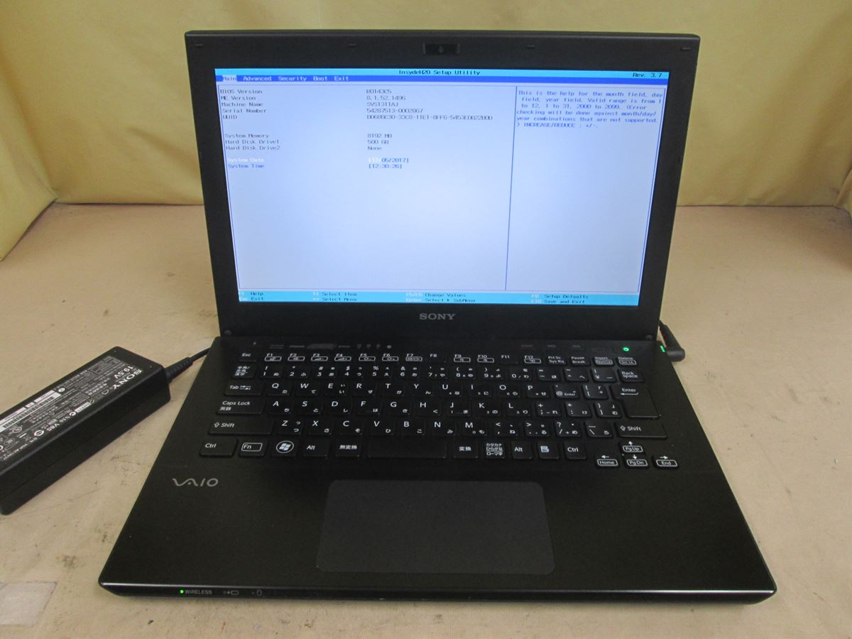 SONY VAIO SVS131B12N Core i3 2350M 2.30GHz 8GB 13.3型[58618