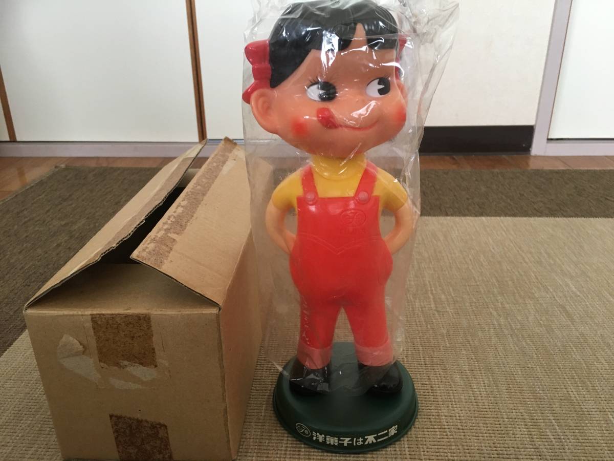 当時物 昭和の首振りペコちゃん デッドストック品