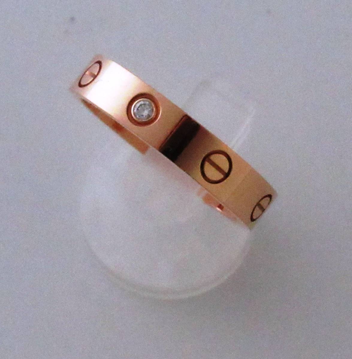 ◇◇【美品】Cartier カルティエ ピンクゴールド ミニラブリング1P 