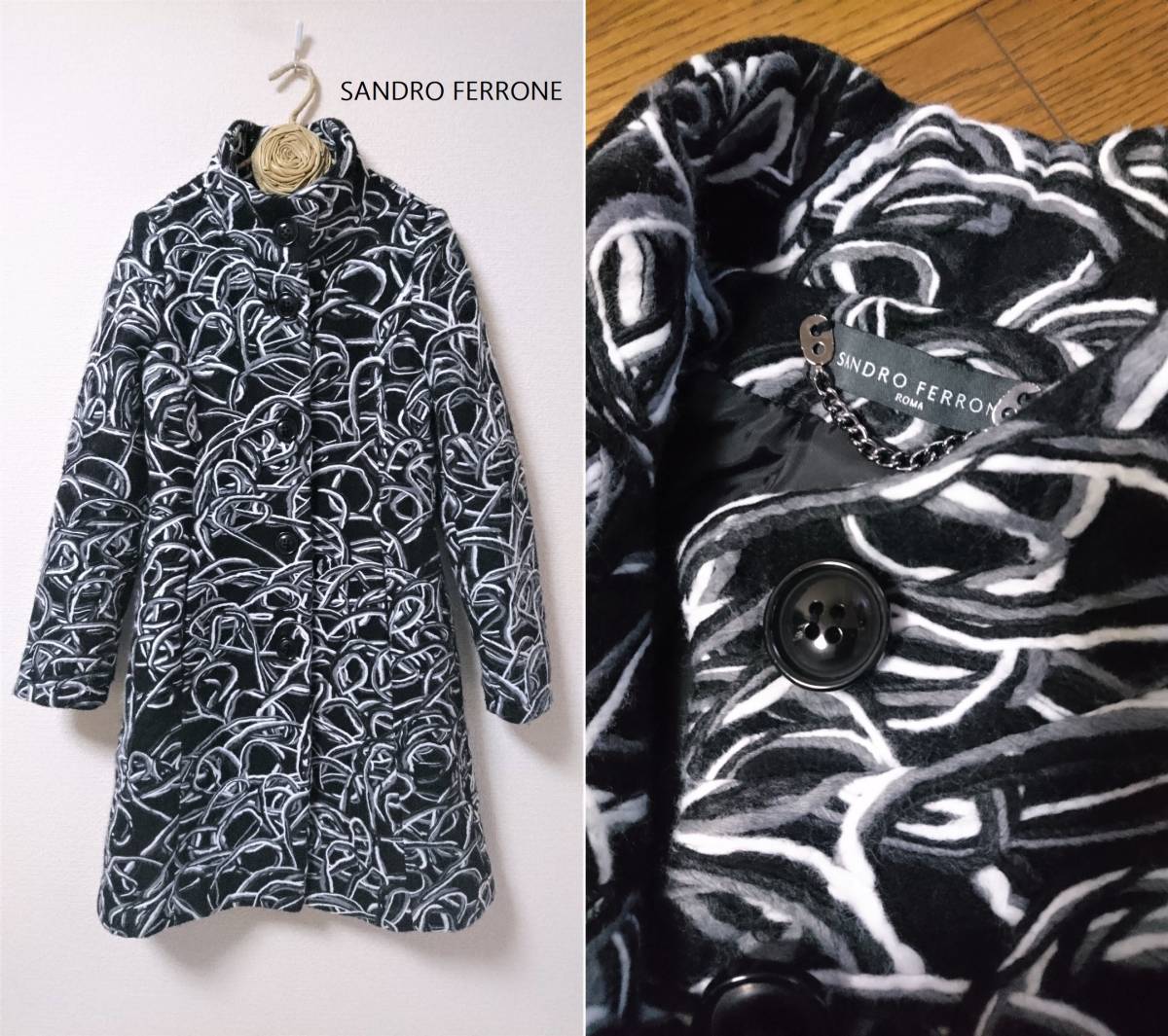 驚きの破格値，大人気】 美品 Italy製 サンドロフェローネ SANDRO 