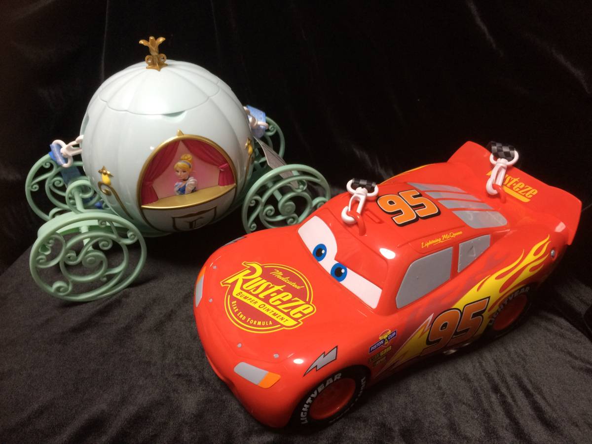 Tdl ディズニーランドポップコーンバケット ケース シンデレラ 馬車 ピクサー カーズ ライトニングマックイーン 引き換え券無し ディズニー 売買されたオークション情報 Yahooの商品情報をアーカイブ公開 オークファン Aucfan Com
