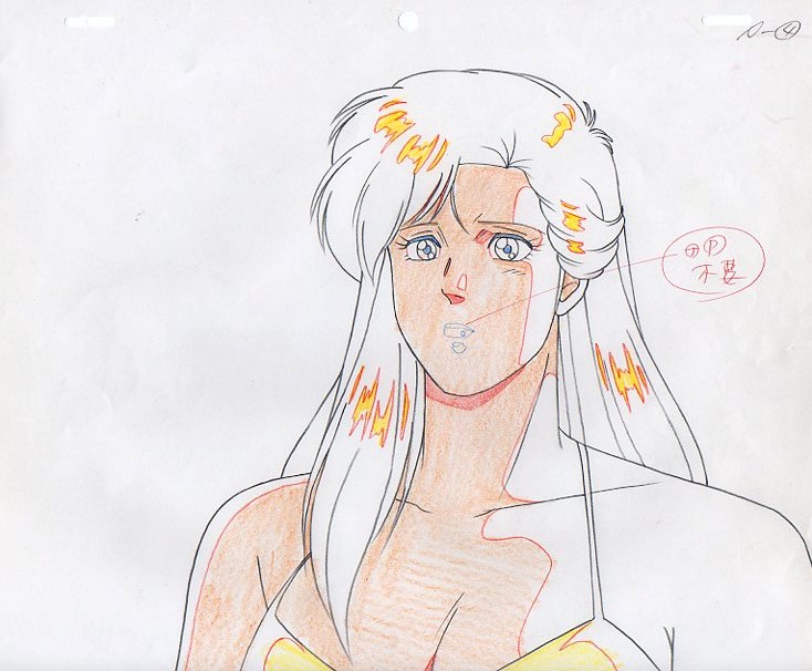 シティーハンター かすみ セル画 動画 Cel Genga ☆シティーハンター・動画セット⑤・麻生かすみ・北条司・サンライズ