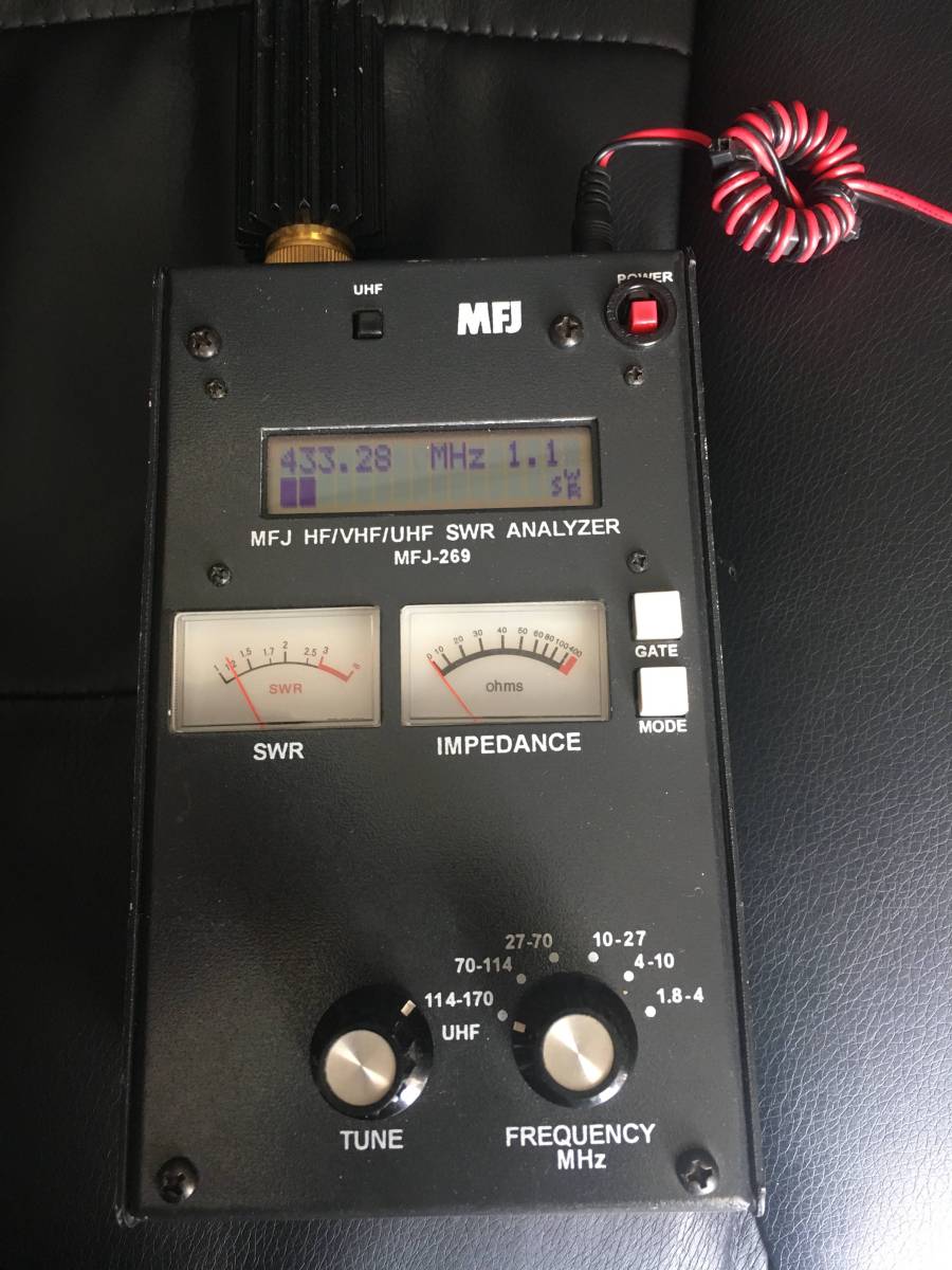 Antenna MFJ-269D SWR 415-470 MHz MFJ 機材レビュー - Easy 530kHz
