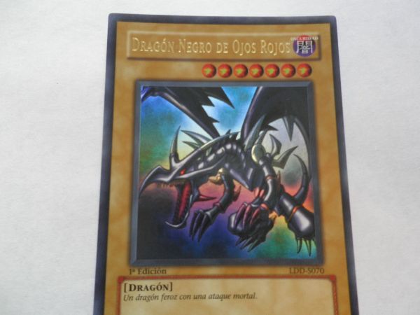 スペイン語 真紅眼の黒竜 1st LOB(LDD) ウルトラ 初期 遊戯王 英語