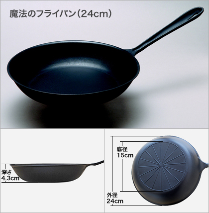 魔法のフライパン(新品) ☆即決☆錦見鋳造☆魔法のフライパン24cm 新品未開封 2026年最新錦見