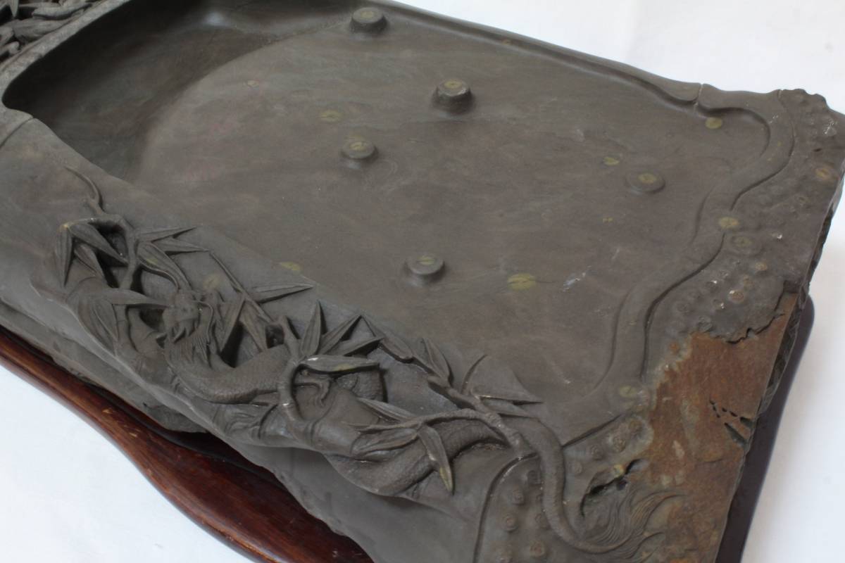 端州石硯（彫刻硯 中国硯 中国美術