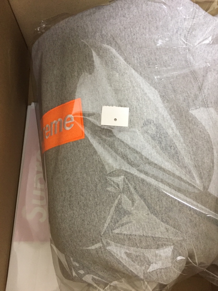 国内正規 Supreme Box Logo Hooded Sweatshirt M 灰 Heather Grey シュプリーム ボックスロゴ パーカー hoodie pullover hoody 17aw 17fw