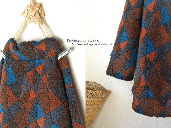 Produced by ixi-o イタリア製wool混 幾何学　プレイフルスライバーニット肉厚 極美品超高級イタリア製 BOGLIOLI 秋冬 極厚ツイード ボリオリ DOVER