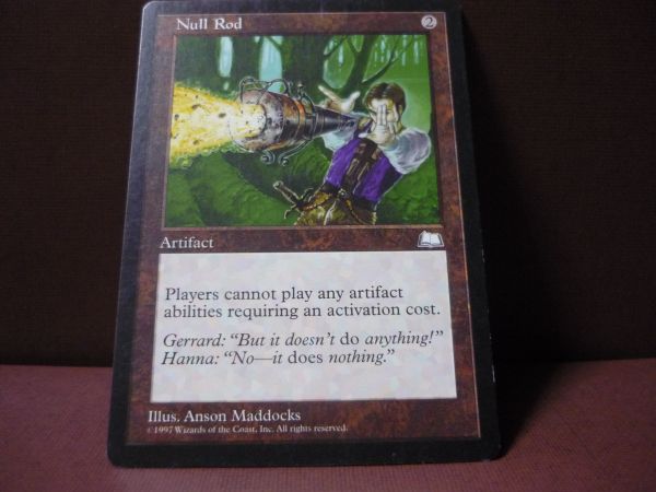 【MTG】無のロッド/Null Rod 英語版 ウエザーライト_1