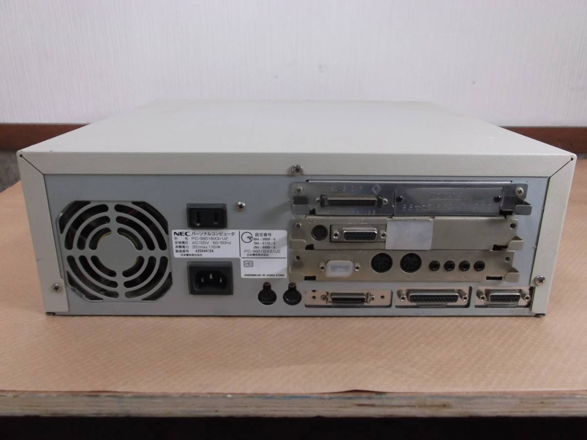 NEC NEC PC-9801BX3&frasl;U2 (PC98) ジャンク PC-9801 BX⁄U2 PC98本体