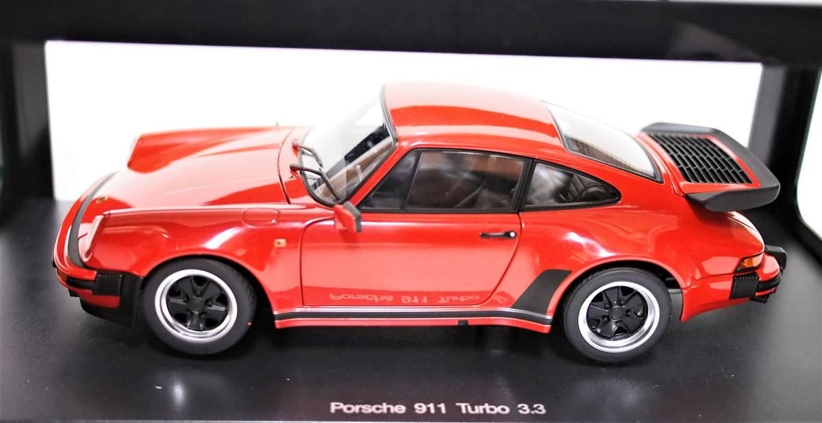 ★送料無料♪ 絶版レア！AUTOart オートアート 1/18 ポルシェ 911（930） 3.3 ターボ レッド