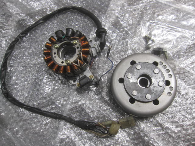 実働 RZ250R 1XG ステーターコイル フライホイール SET エンジン部品