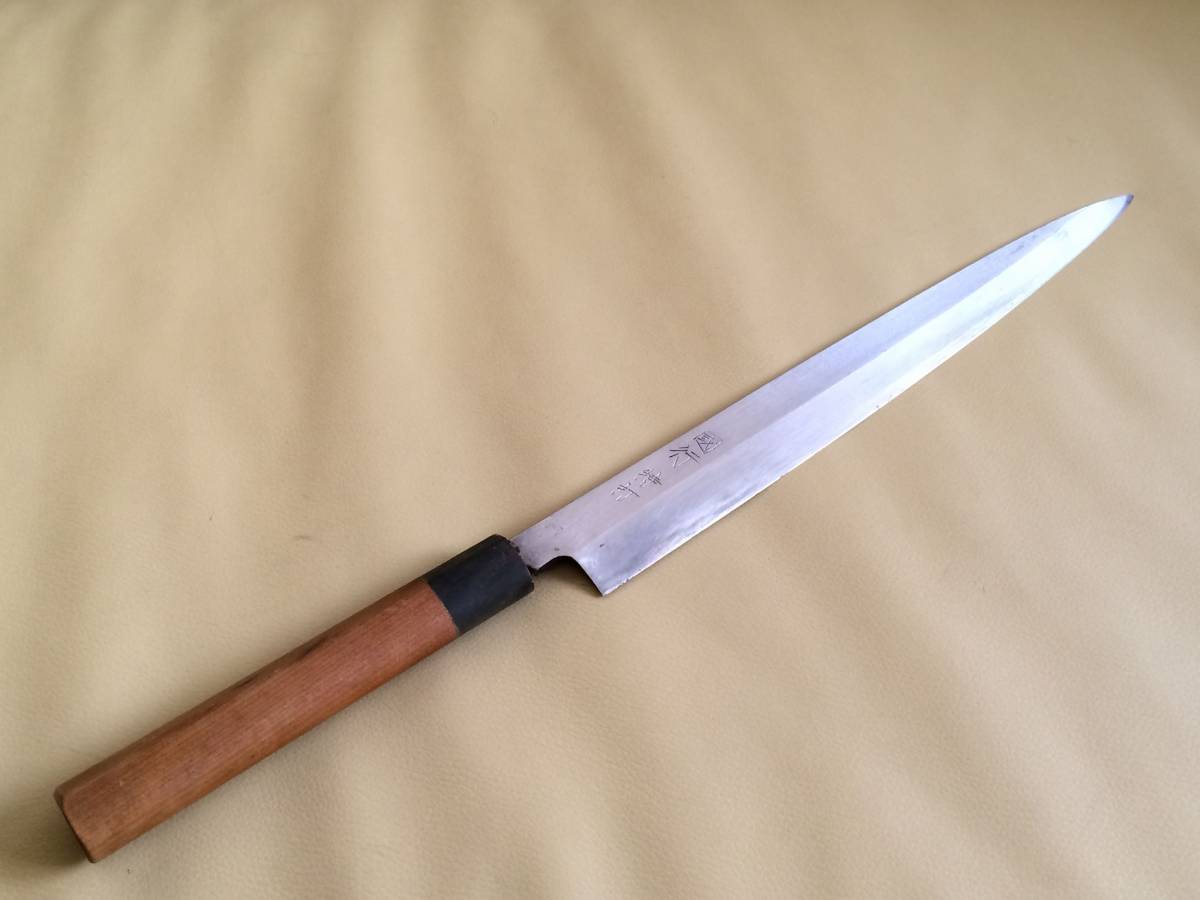 柳葉/刺身包丁　國行 特打　刃渡：28.5cm　中古
