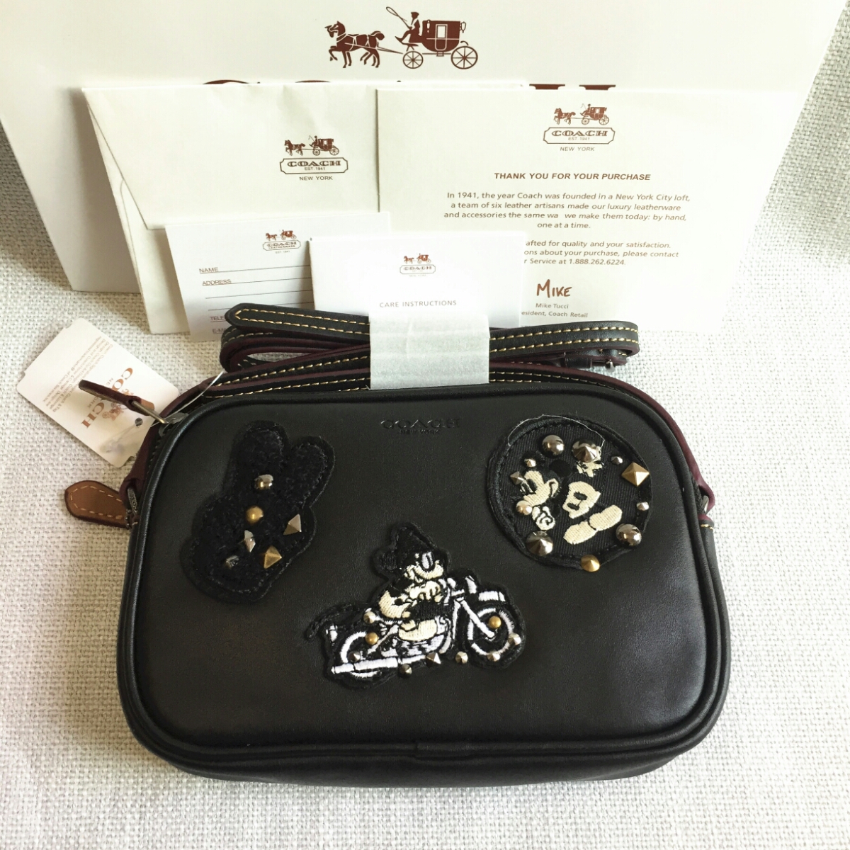新品 COACH/コーチバッグ☆ショルダーバッグ F59532 ブラック コーチ 