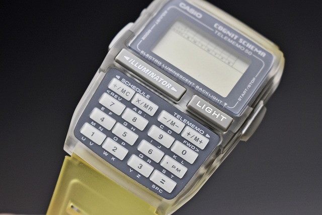 CASIO カシオ データバンク】COGNIT SCHEMAモデル クリアカラー DATA 
