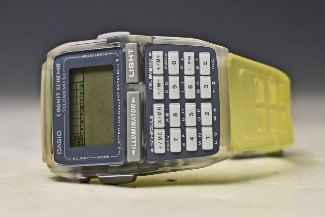 CASIO カシオ データバンク】COGNIT SCHEMAモデル クリアカラー DATA 