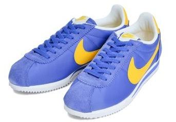 28cm ナイキ クラシック コルテッツ ナイロン 青/黄 807472-471 CLASSIC CORTEZ NYLON