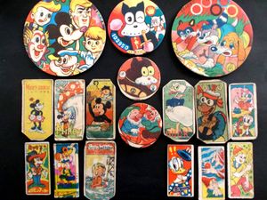 昭和レトロ メンコのYahoo!オークション(旧ヤフオク!)の相場・価格を 