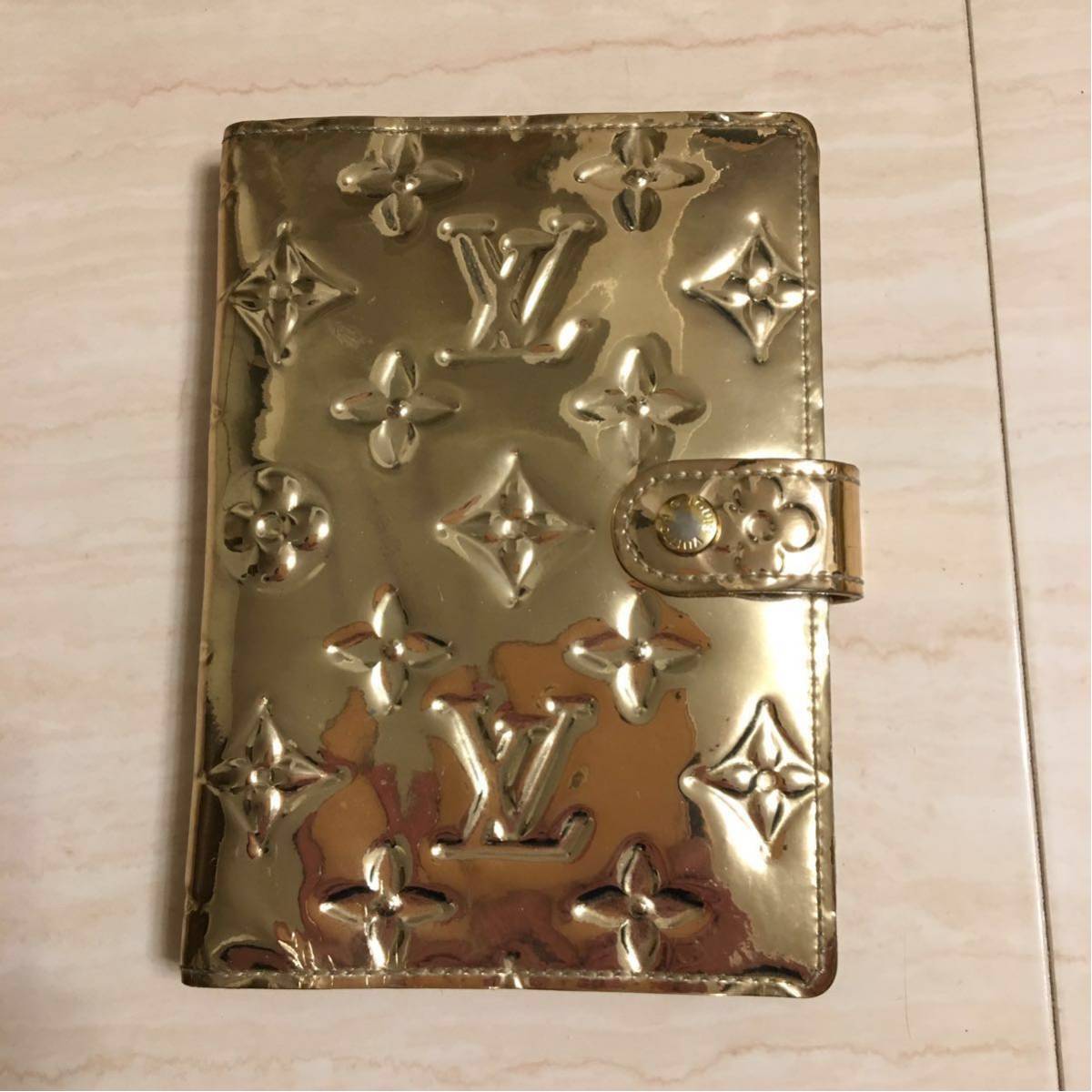 レア物ルイヴィトンシステム手帳ゴールド直営店購入正規品
