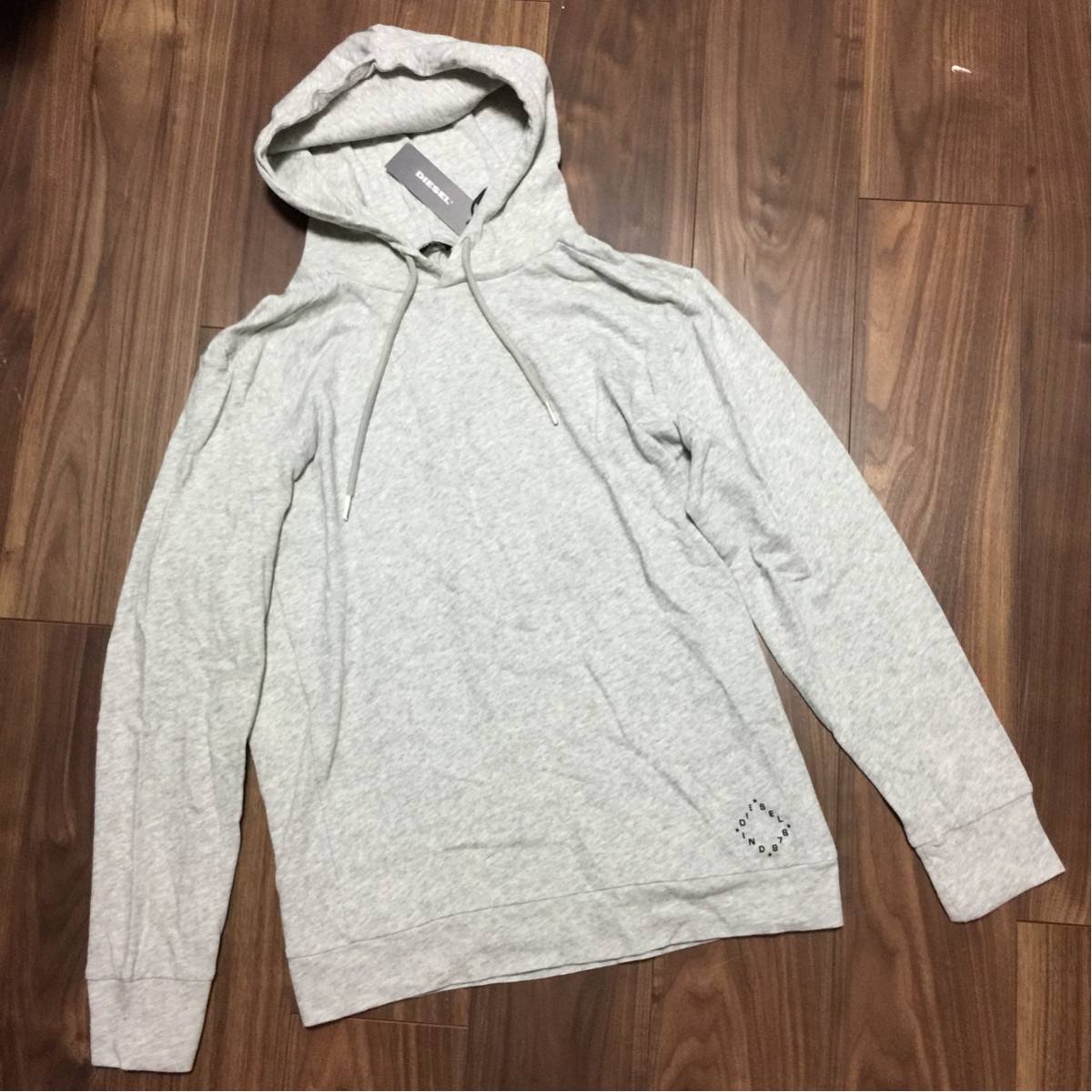 新品★ディーゼル DIESEL プルオーバー パーカー グレー サイズはM
