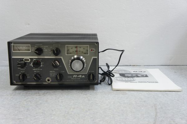 R99112】稀少 DRAKE R-4A RECEIVER ドレーク R-4A HF受信機 美品 R99112】稀少 DRAKE R-4A RECEIVER ドレーク R-4A HF受信機 美品