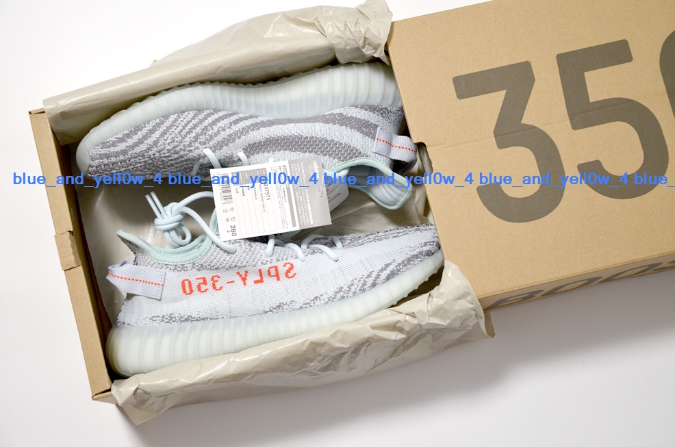 国内正規品 adidas Yeezy Boost 350 V2 B37571 BLUE TINT 28.0cm US10 納品書付き イージーブースト
