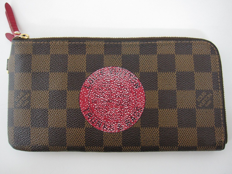 同60 LOUIS VUITTON ルイヴィトン ダミエコンプリスT&BL字ファスナー
