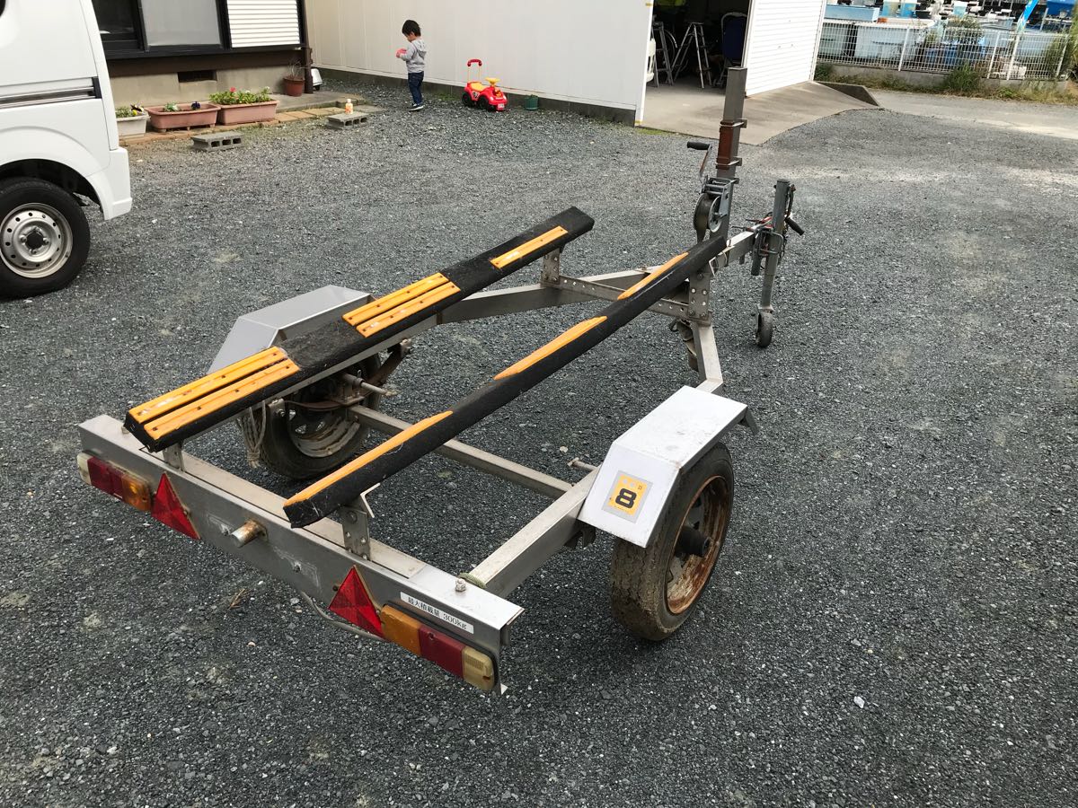 ボートトレーラー ジェット ステンレス トレーラー 牽引 軽トレーラー 