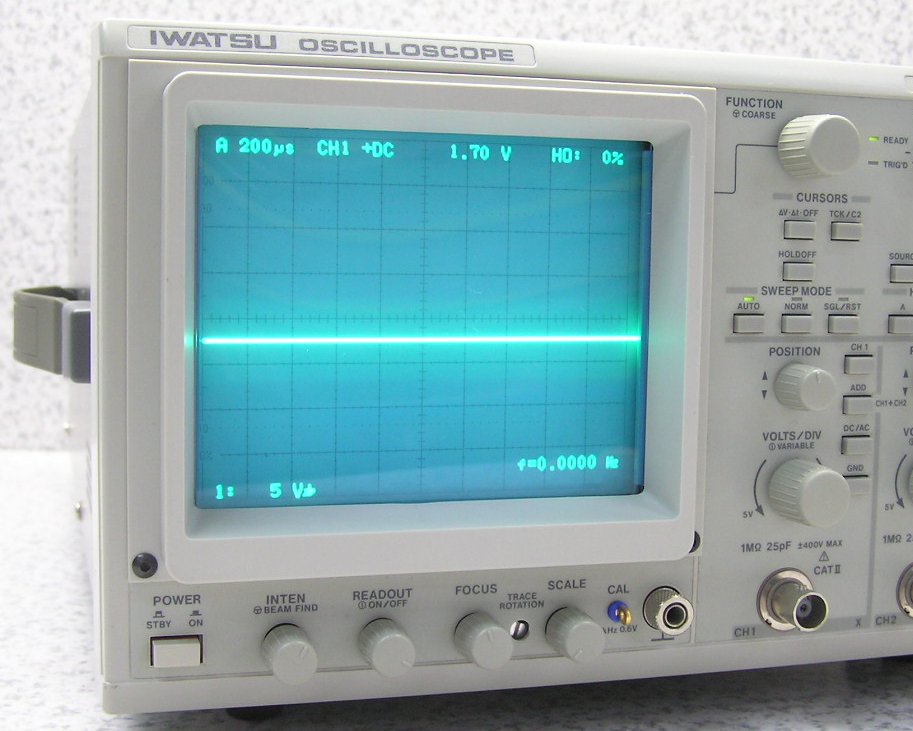 □IWATSU/岩崎通信機 40MHz 2CH オシロスコープ SS-7804 通電OK 送料