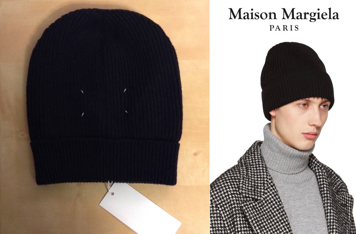 低価，送料無料 メゾンマルジェラ 定番ドライバーズニットキャップ M 黒 2695(マルタン・マルジェラ)｜売買されたオークション情報、yahooの商品情報をアーカイブ公開 - オークファン その他