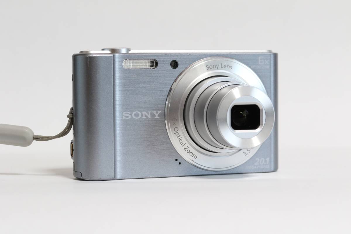 ☆中古☆SONY　Cyber-shot DSC-W810　シルバー 2010万画素！　光学6倍ズーム　サイバーショット　並品