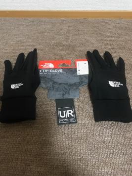 未使用品 ノースフェイス スマホ手袋 Eチップグローブ ブラック M