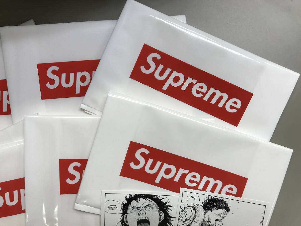 100円スタート 新品 非売品 supreme ステッカー ノベルティ セット  