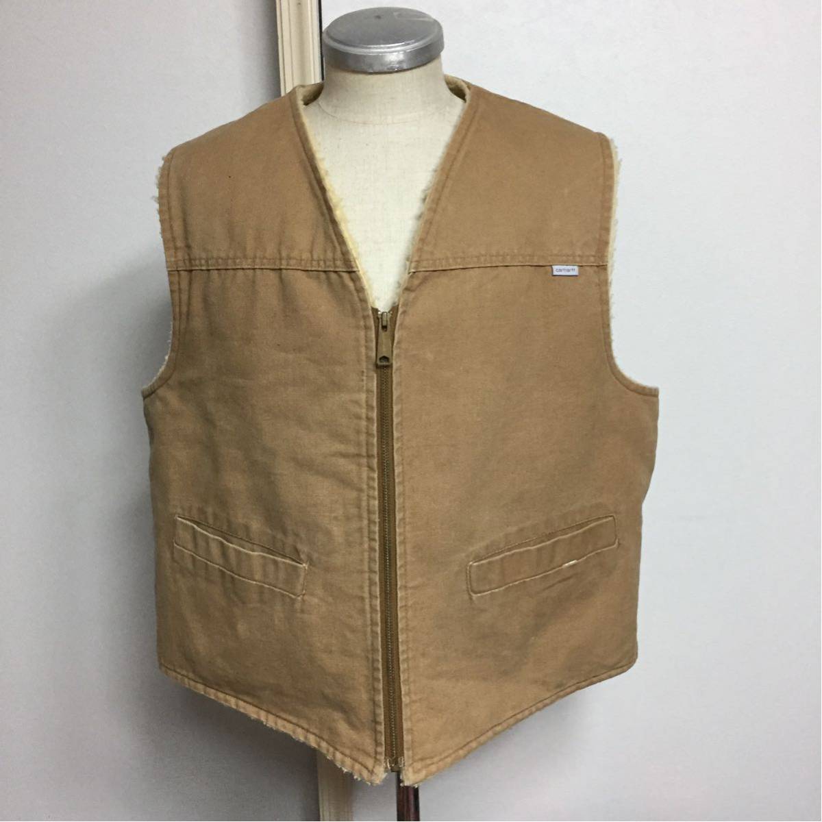 80s carhart ボアベスト ビッグサイズ カーハート ベスト ビンテージ